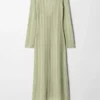 Midikleid aus Pointelle-Strick Midikleid aus Pointelle-Strick