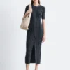 Midikleid aus Rippstrick Midikleid aus Rippstrick