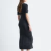 Midikleid aus Rippstrick Midikleid aus Rippstrick