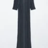 Midikleid aus Rippstrick Midikleid aus Rippstrick