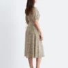 Midikleid mit Bindegürtel