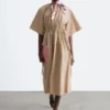 Midikleid mit Kordelzug Midikleid mit Kordelzug