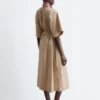 Midikleid mit Kordelzug Midikleid mit Kordelzug