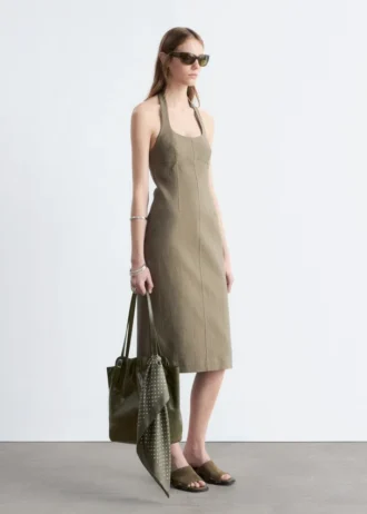 Midikleid mit Neckholder