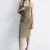 Midikleid mit Neckholder