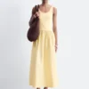 Midikleid mit Rippmuster