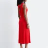 Midikleid mit Rippmuster Midikleid mit Rippmuster