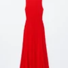 Midikleid mit Rippmuster Midikleid mit Rippmuster
