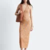 Midikleid mit Spacedye-Effekt und Neckholder Midikleid mit Spacedye-Effekt und Neckholder