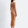 Midikleid mit Spacedye-Effekt und Neckholder Midikleid mit Spacedye-Effekt und Neckholder