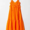 Midikleid mit Trägern