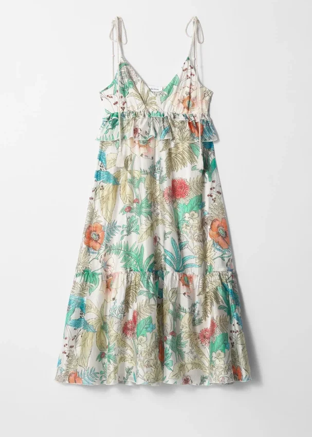 Midikleid mit Trägern Midikleid mit Trägern