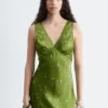 Midikleid mit V-Ausschnitt