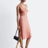 Midikleid mit V-Ausschnitt