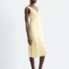 Midikleid mit V-Ausschnitt