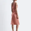 Midikleid mit V-Ausschnitt