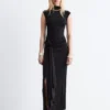 Midikleid mit Wickelausschnitt