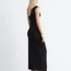 Midikleid mit Wickelausschnitt