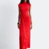 Midikleid mit Wickelausschnitt