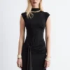 Midikleid mit Wickelausschnitt