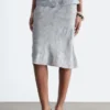 Midiröcke aus Viskose-Seiden-Jacquard Midiröcke aus Viskose-Seiden-Jacquard