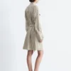 Mini-Hemdkleid mit Bindegürtel Mini-Hemdkleid mit Bindegürtel