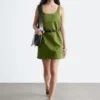 Mini-Kleid mit Kordelzug