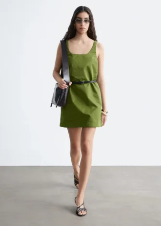 Mini-Kleid mit Kordelzug