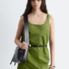Mini-Kleid mit Kordelzug