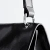 Mini-Leder-Schultertasche