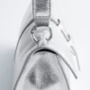 Mini-Leder-Schultertasche Mini-Leder-Schultertasche