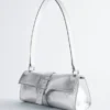 Mini-Leder-Schultertasche Mini-Leder-Schultertasche