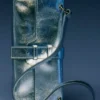 Mini-Leder-Schultertasche Mini-Leder-Schultertasche