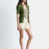 Mini-Shorts mit Jacquard-Spitze Mini-Shorts mit Jacquard-Spitze
