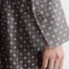 Mini-Wickelkleid aus Seide