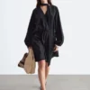 Minikleid mit Schaldetail Minikleid mit Schaldetail