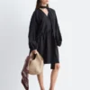 Minikleid mit Schaldetail Minikleid mit Schaldetail