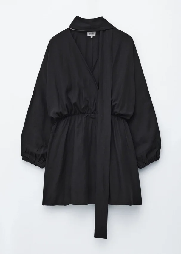 Minikleid mit Schaldetail Minikleid mit Schaldetail