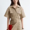 Minikleid mit Wickelausschnitt