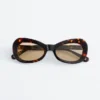 Ovale Cat-Eye-Sonnenbrille Ovale Cat-Eye-Sonnenbrille
