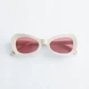 Ovale Cat-Eye-Sonnenbrille