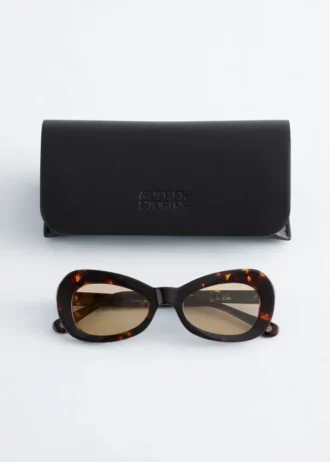 Ovale Cat-Eye-Sonnenbrille