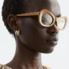 Ovale Cat-Eye-Sonnenbrille Ovale Cat-Eye-Sonnenbrille