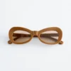Ovale Cat-Eye-Sonnenbrille Ovale Cat-Eye-Sonnenbrille