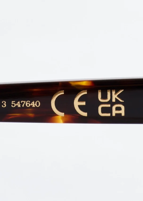 Ovale Cat-Eye-Sonnenbrille Ovale Cat-Eye-Sonnenbrille