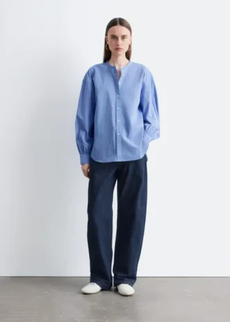 Oversized-Baumwollhemd