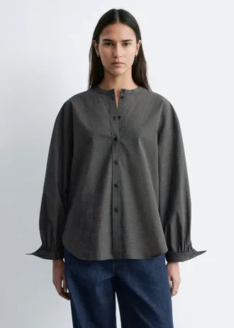 Oversized-Baumwollhemd