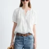 Oversized-Bluse mit Puffärmeln Oversized-Bluse mit Puffärmeln