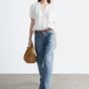 Oversized-Bluse mit Puffärmeln Oversized-Bluse mit Puffärmeln