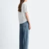 Oversized-Bluse mit Puffärmeln Oversized-Bluse mit Puffärmeln